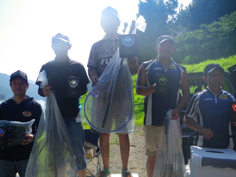 NBCチャプター神流湖第4戦カハラジャパンCUP上位のフィッシングパターン写真 2018-08-05埼玉県神流湖