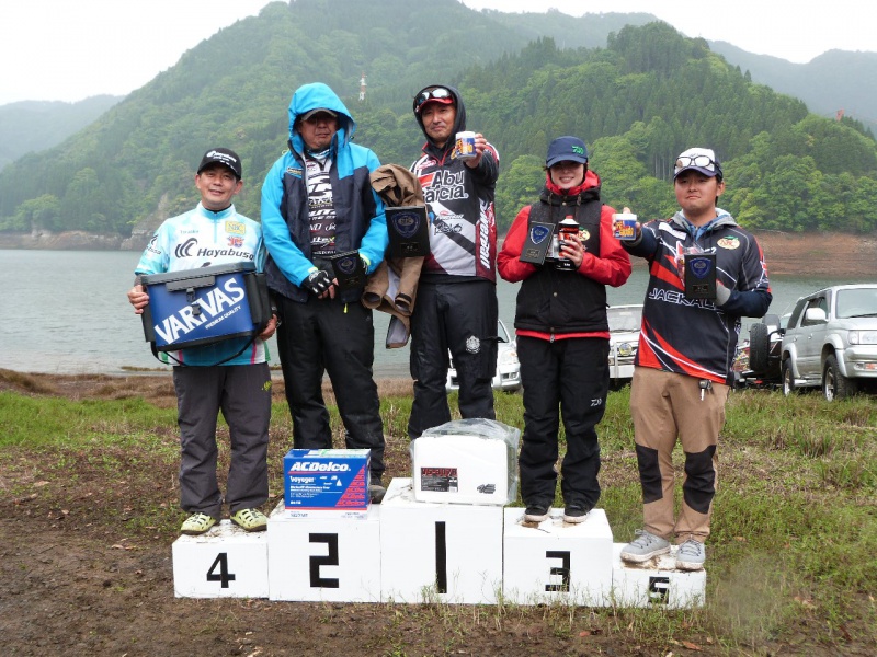 NBCチャプター大分第1戦ディーパーCUP上位のフィッシングパターン写真 2018-05-06大分県松原ダム