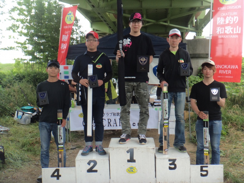 NBC陸釣りクラブ和歌山第3戦ガンクラフトCUP上位のフィッシングパターン写真 2018-06-10和歌山県紀の川