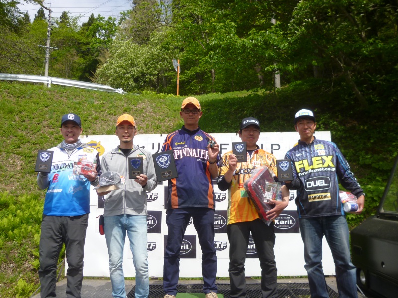 NBCチャプター長野・野尻湖第1戦キャリルK.T.FCUP上位のフィッシングパターン写真 2018-05-06長野県野尻湖