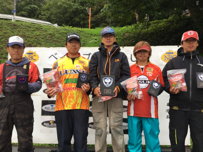 NBCチャプター長野・野尻湖第5戦ベイトブレスCUP上位のフィッシングパターン写真 2018-09-09長野県野尻湖