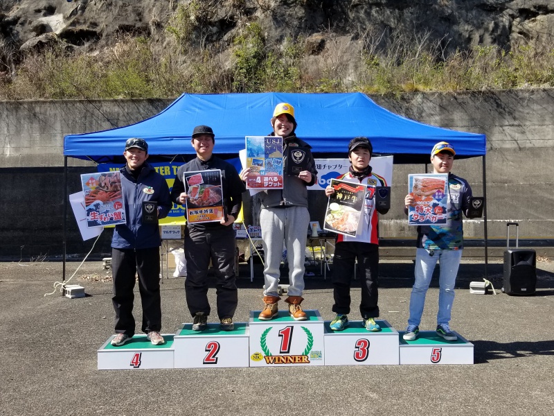 NBCチャプター愛知第1戦マルチブックCUP上位のフィッシングパターン写真 2019-03-24愛知県入鹿池