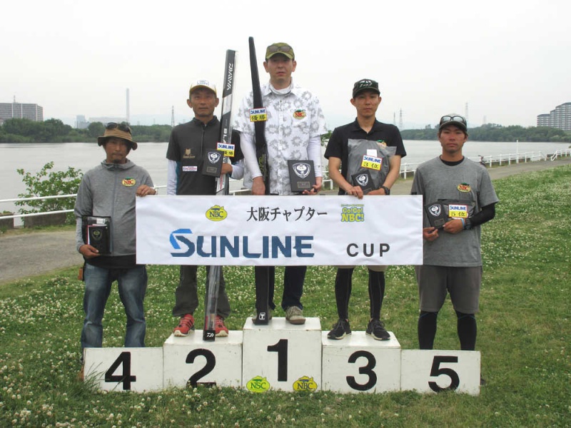 NBCチャプター大阪第2戦サンラインCUP上位のフィッシングパターン写真 2019-06-02大阪府淀川・城北ワンド