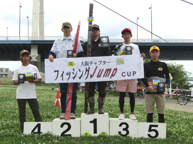 NBCチャプター大阪第3戦フィッシングジャンプCUP上位のフィッシングパターン写真 2019-07-07大阪府淀川・城北ワンド