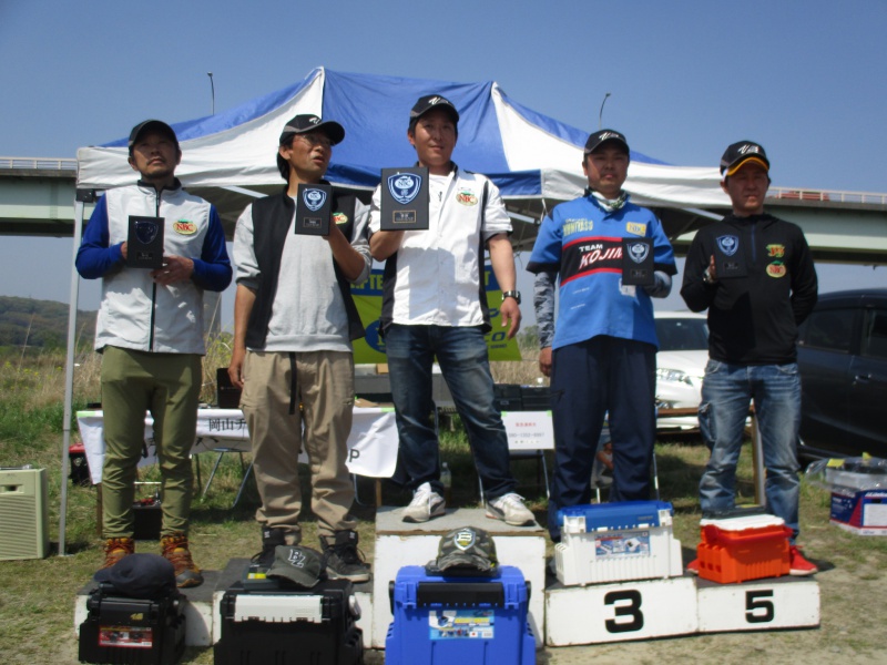 NBCチャプター岡山第2戦明邦バーサスCUP上位のフィッシングパターン写真 2019-04-21岡山県高梁川