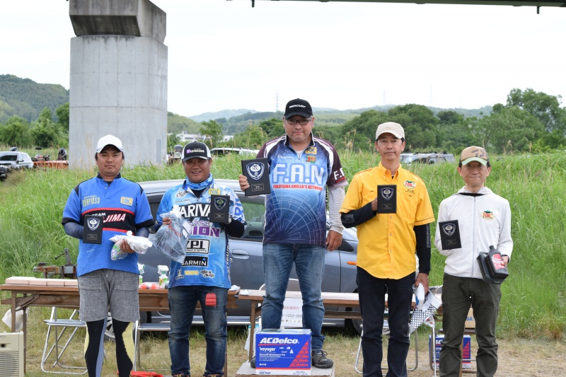 NBCチャプター岡山第3戦キサカマーキュリーCUP上位のフィッシングパターン写真 2019-05-19岡山県高梁川