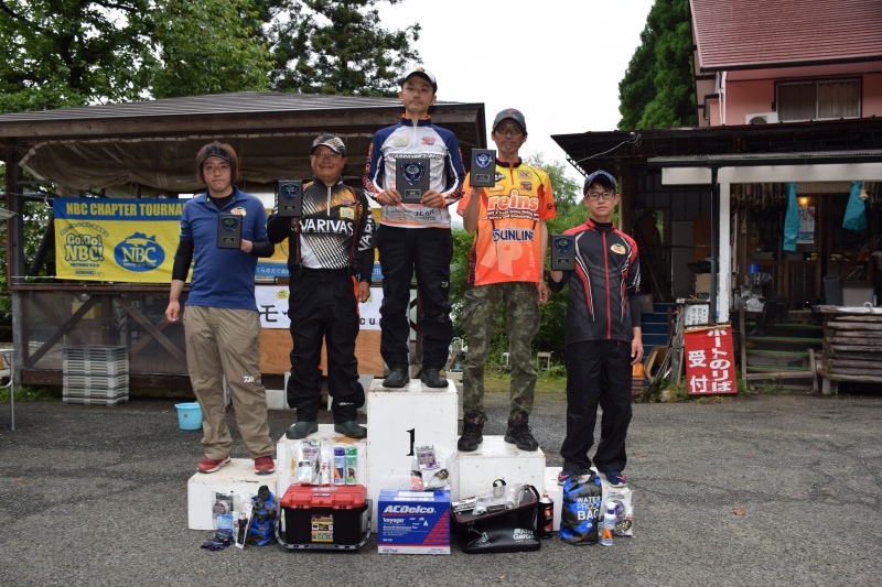 NBCチャプター北山湖第4戦モーリスCUP上位のフィッシングパターン写真 2019-06-30佐賀県北山湖