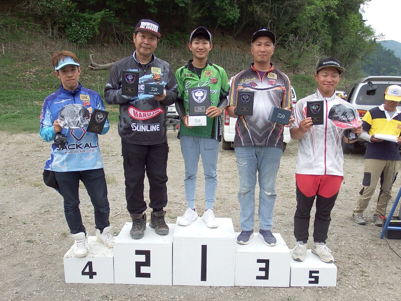 NBCチャプター大分第2戦ロッドマンCUP上位のフィッシングパターン写真 2019-05-12大分県松原ダム