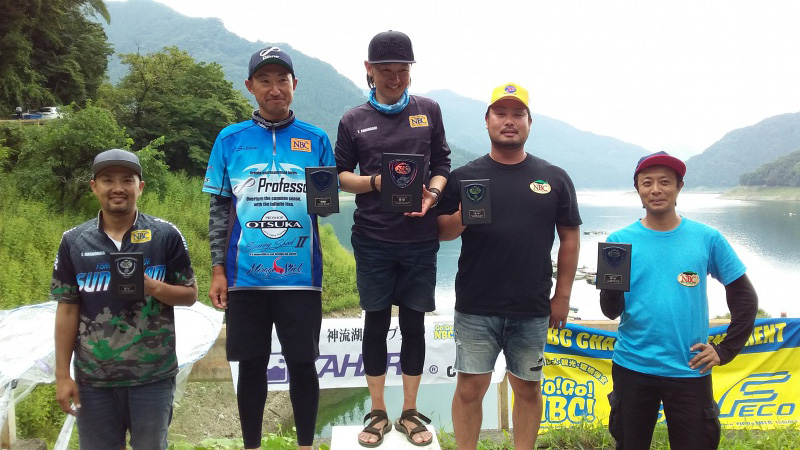 NBCチャプター神流湖第5戦カハラジャパンCUP上位のフィッシングパターン写真 2019-09-01埼玉県神流湖