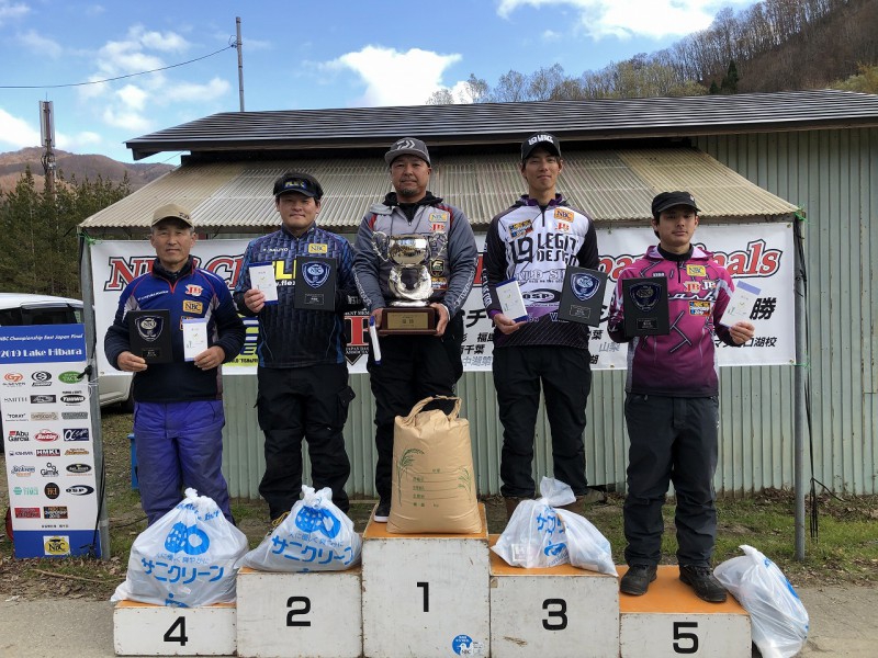 NBCチャプターチャンピオンシップ東日本決勝上位のフィッシングパターン写真 2019-11-10福島県桧原湖