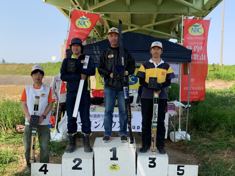 NBC陸釣りクラブ和歌山第1戦マリンハウスCUP上位のフィッシングパターン写真 2019-04-07和歌山県紀の川