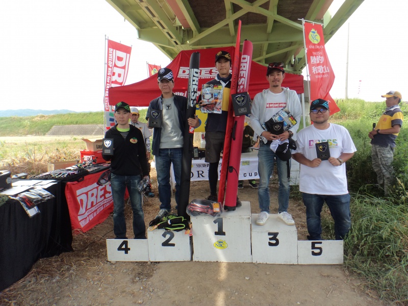 NBC陸釣りクラブ和歌山第2戦ドレスCUP上位のフィッシングパターン写真 2019-05-12和歌山県紀の川