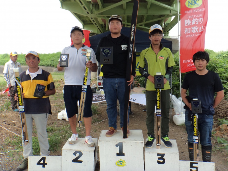 NBC陸釣りクラブ和歌山第6戦エバーグリーンCUP上位のフィッシングパターン写真 2019-09-01和歌山県紀の川