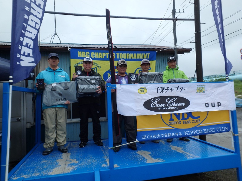 NBCチャプター千葉第4戦エバーグリーンCUP上位のフィッシングパターン写真 2019-07-14千葉県印旛沼