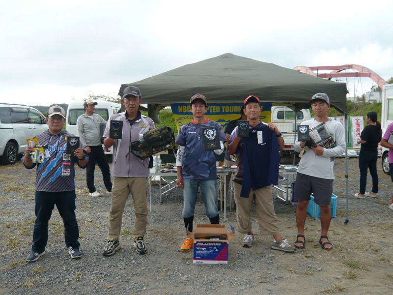 NBCチャプター北千葉第5戦タックルベリーCUP上位のフィッシングパターン写真 2019-09-29千葉県印旛沼