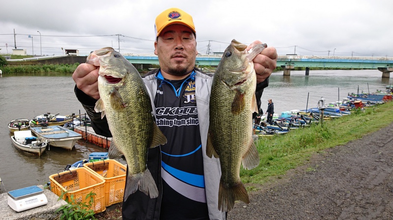 NBCチャプター新利根第3戦バリバス・ノガレスCUP上位のフィッシングパターン写真 2019-07-16茨城県新利根川