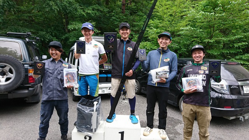 NBCチャプター山形第2戦ノリーズCUP上位のフィッシングパターン写真 2019-07-07山形県前川ダム