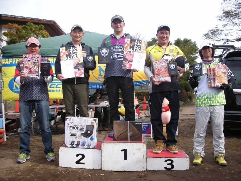 NBCチャプター神奈川第6戦マルチブックCUP上位のフィッシングパターン写真 2019-11-03神奈川県芦ノ湖