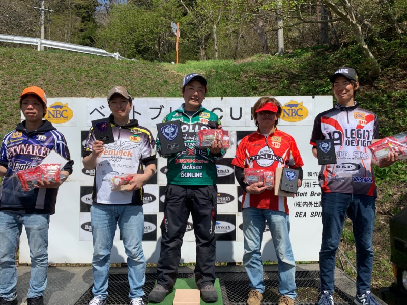 NBCチャプター長野・野尻湖第1戦ベイトブレスCUP上位のフィッシングパターン写真 2019-05-05長野県野尻湖