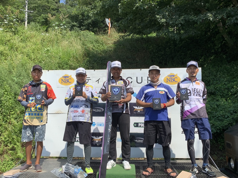 NBCチャプター長野・野尻湖第4戦ティムコCUP上位のフィッシングパターン写真 2019-08-18長野県野尻湖