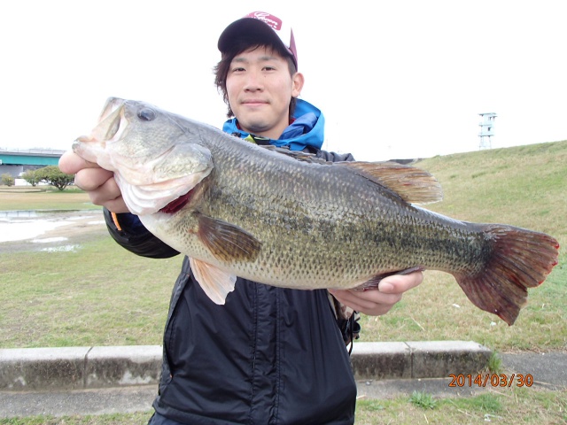 NBC陸釣りクラブ広島第1戦イマカツCUP上位のフィッシングパターン写真 2014-03-30広島県芦田川