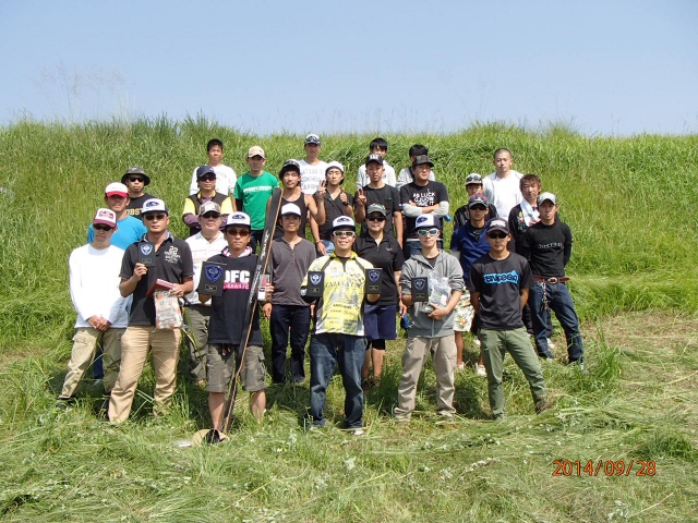 NBC陸釣りクラブ広島第4戦エバーグリーンCUP概要写真 2014-09-28広島県芦田川