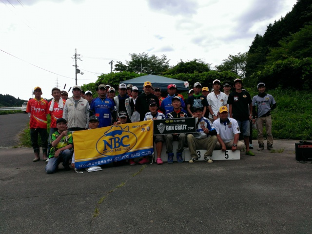 NBCチャプター布目第3戦ガンクラフトCUP概要写真 2015-07-12奈良県布目ダム