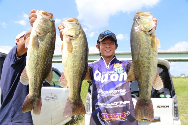 NBCチャプター岡山第5戦イマカツCUP上位のフィッシングパターン写真 2015-08-23岡山県高梁川