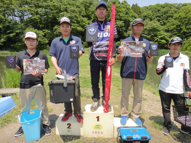 NBCチャプター宮城第2戦G7CUP上位のフィッシングパターン写真 2016-05-22宮城県フィッシングポンド神次郎