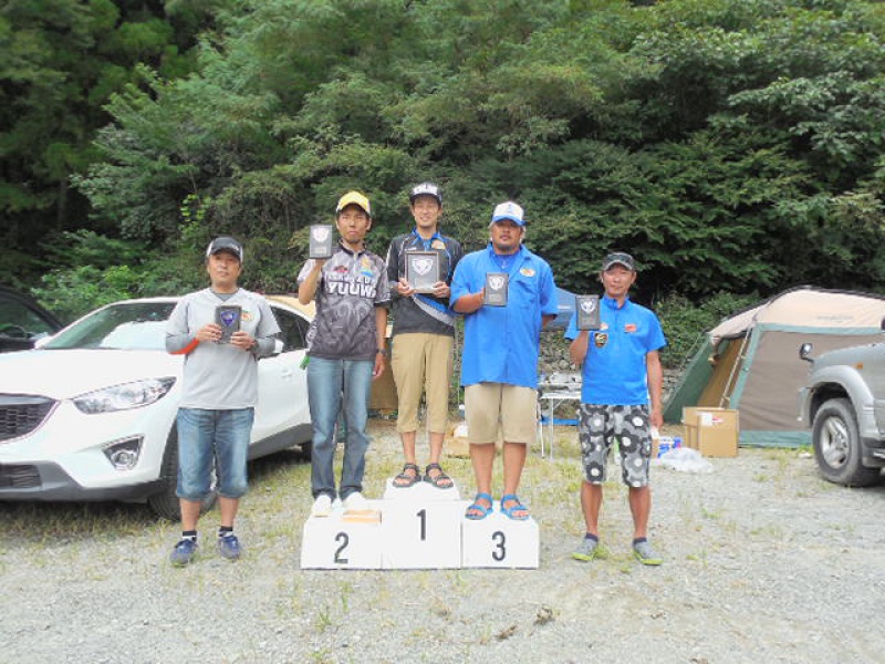 NBCチャプター神流湖第5戦イマカツCUP上位のフィッシングパターン写真 2016-09-11埼玉県神流湖