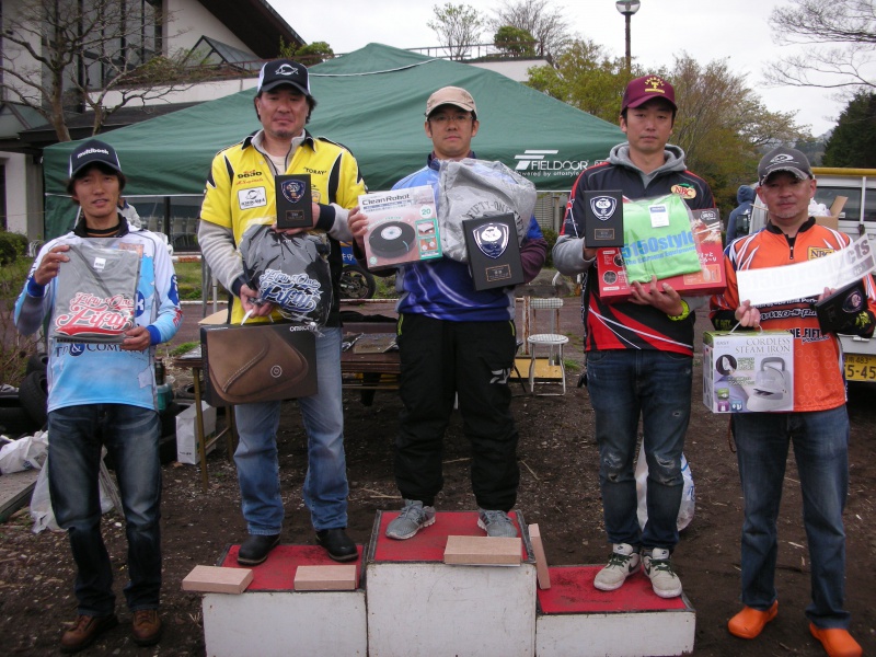 NBCチャプター神奈川第1戦5150プロダクツCUP上位のフィッシングパターン写真 2016-04-24神奈川県芦ノ湖