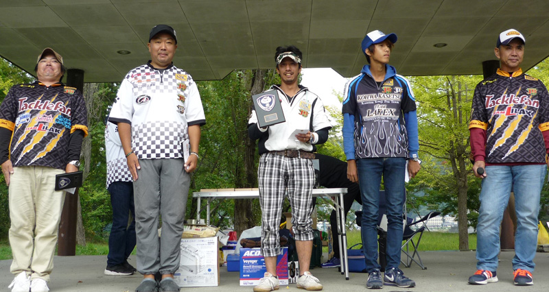 NBCチャプター山梨第4戦ハナシノブCUP上位のフィッシングパターン写真 2017-10-01山梨県河口湖